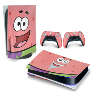 Skin Anti-Rage PS5 Fat Horizontal - Patrick - Pop Arte Skins
