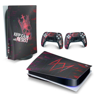 Skin Anti-Rage PS5 Fat Horizontal - Watch Dogs Legion - Pop Arte Skins