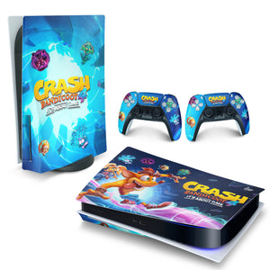 Skin Anti-Rage PS5 Fat Horizontal - Crash Bandicoot 4 - Pop Arte Skins