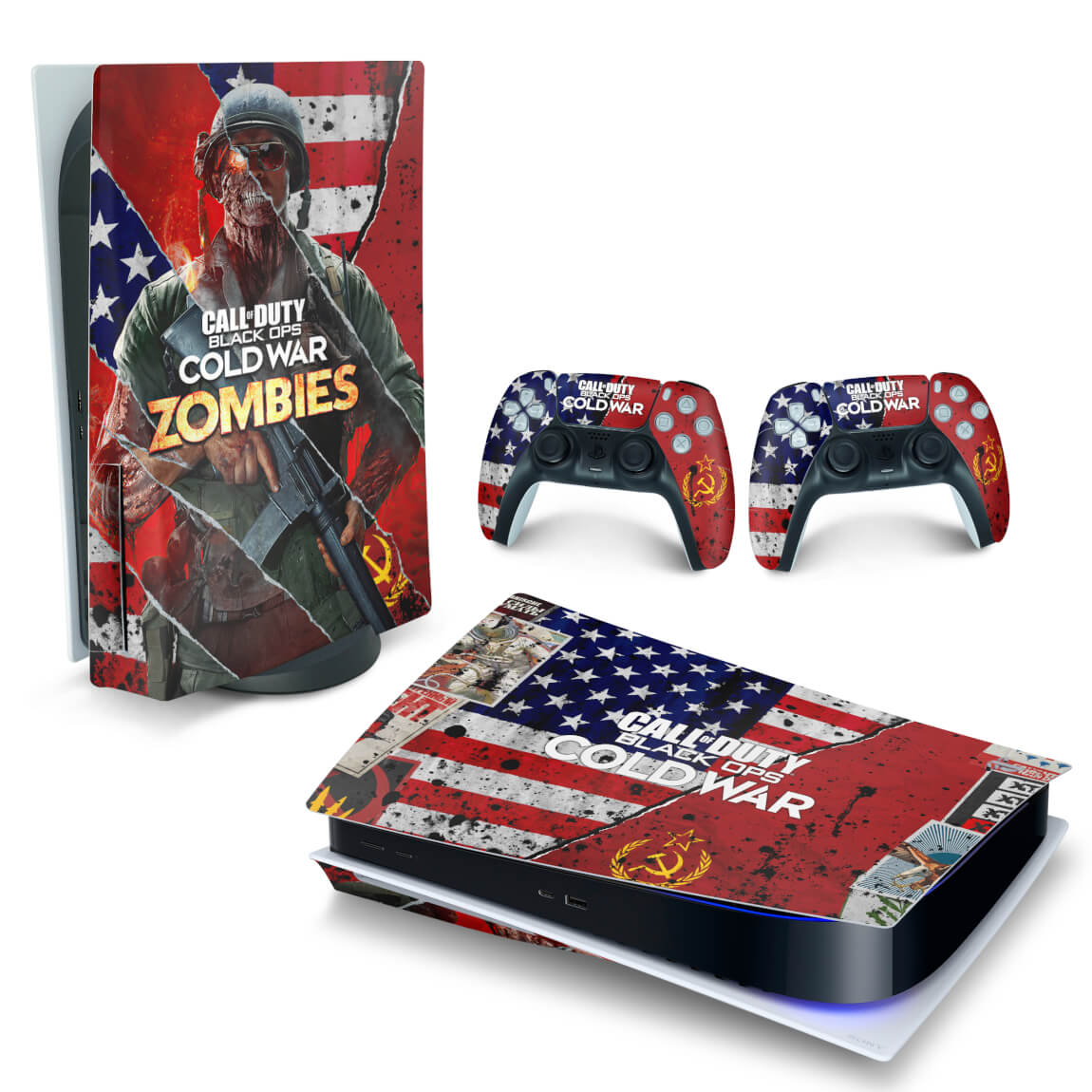 Skin Anti-Rage PS5 Fat Horizontal - Call Of Duty Cold War