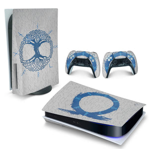 Skin Anti-Rage PS5 Fat Horizontal - God Of War Ragnarok - Pop Arte Skins