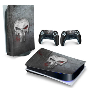 Skin Anti-Rage PS5 Fat Horizontal - The Punisher Justiceiro - Pop Arte Skins