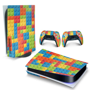 Skin Anti-Rage PS5 Fat Horizontal - Lego Peça - Pop Arte Skins