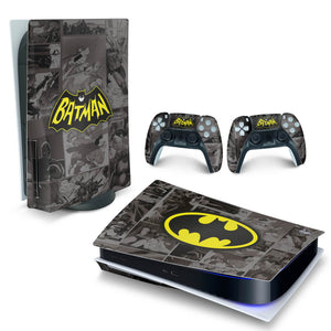 Skin Anti-Rage PS5 Fat Horizontal - Batman Comics - Pop Arte Skins