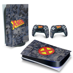 Skin Anti-Rage PS5 Fat Horizontal - X-Men Comics - Pop Arte Skins
