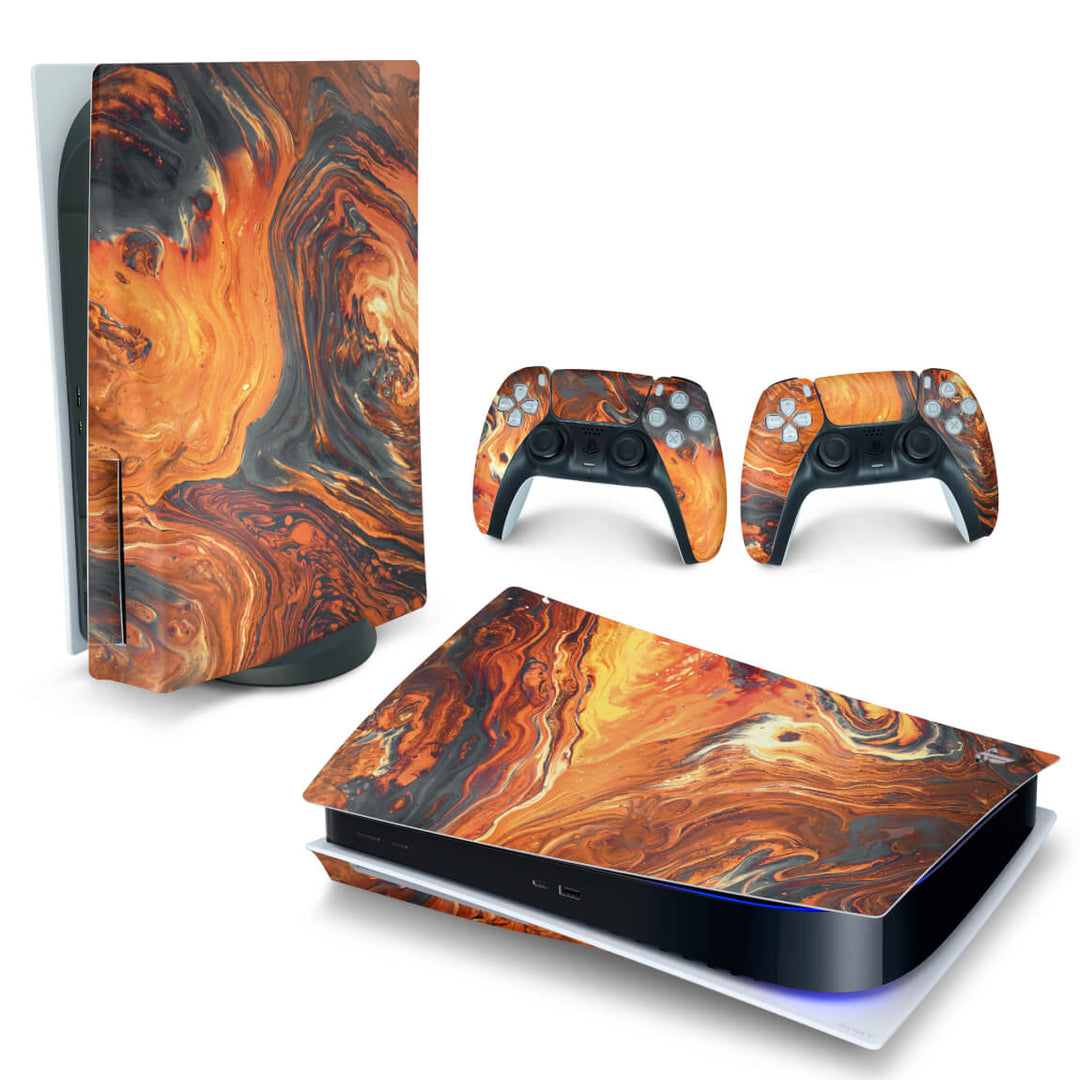 Skin Anti-Rage PS5 Fat Horizontal - Abstrato #95 - Pop Arte Skins