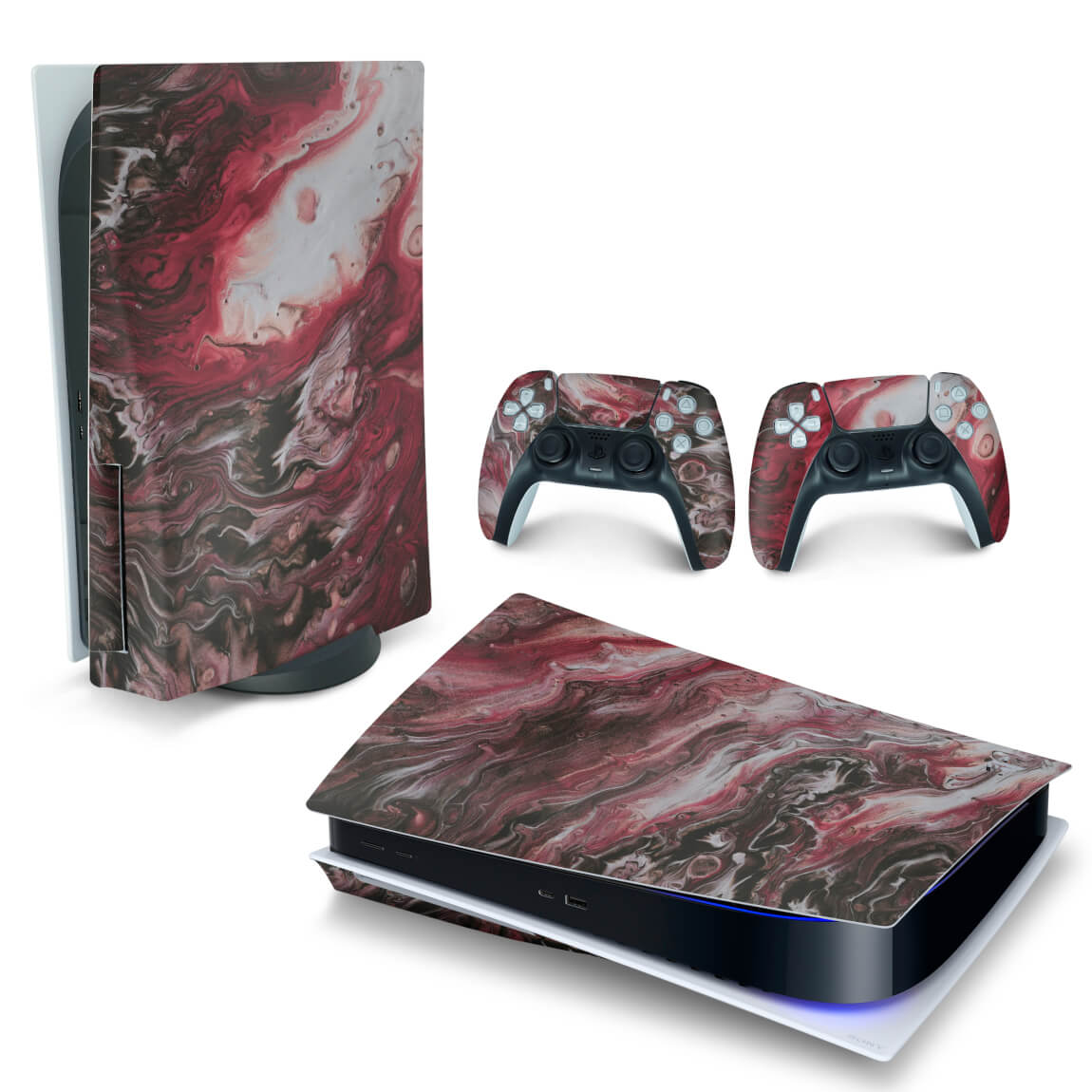 Skin Anti-Rage PS5 Fat Horizontal - Abstrato #104