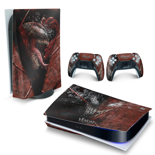 Skin Anti-Rage PS5 Fat Horizontal - Venom Tempo de Carnificina