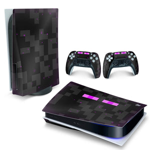 Skin Anti-Rage PS5 Fat Horizontal - Minecraft Enderman - Pop Arte Skins
