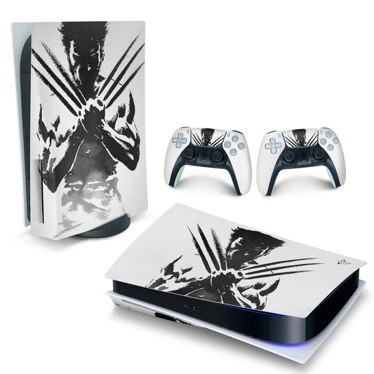 Skin Anti-Rage PS5 Fat Horizontal - Wolverine X-men
