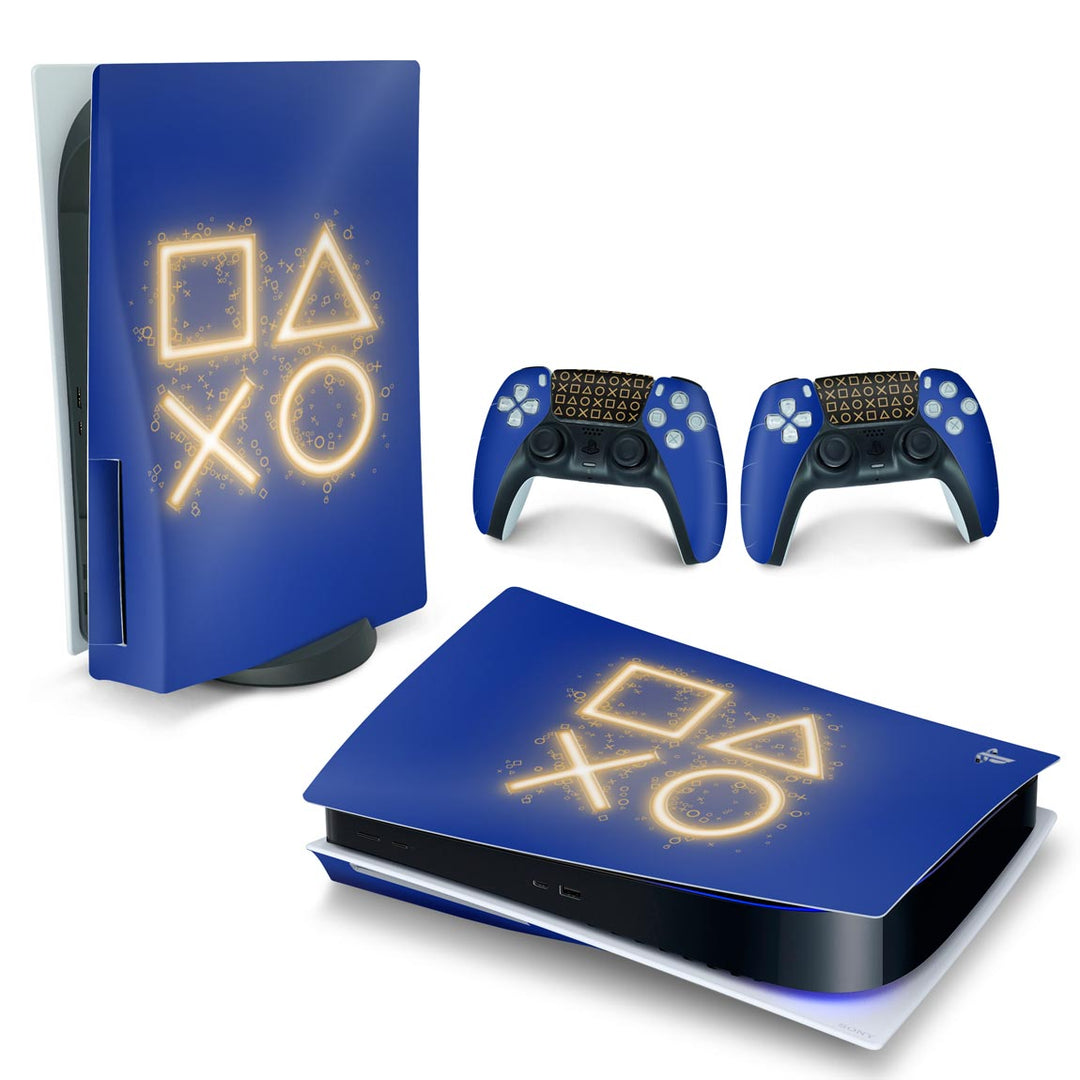 Skin Anti-Rage PS5 Fat Horizontal - Days Of Play Edição Limitada - Pop Arte Skins