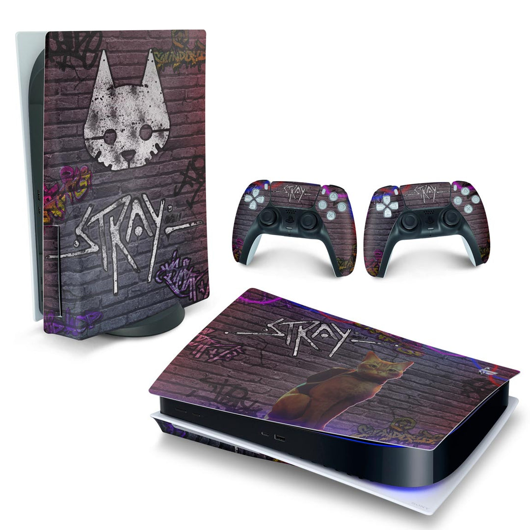 Skin Anti-Rage PS5 Fat Horizontal - Stray - Pop Arte Skins