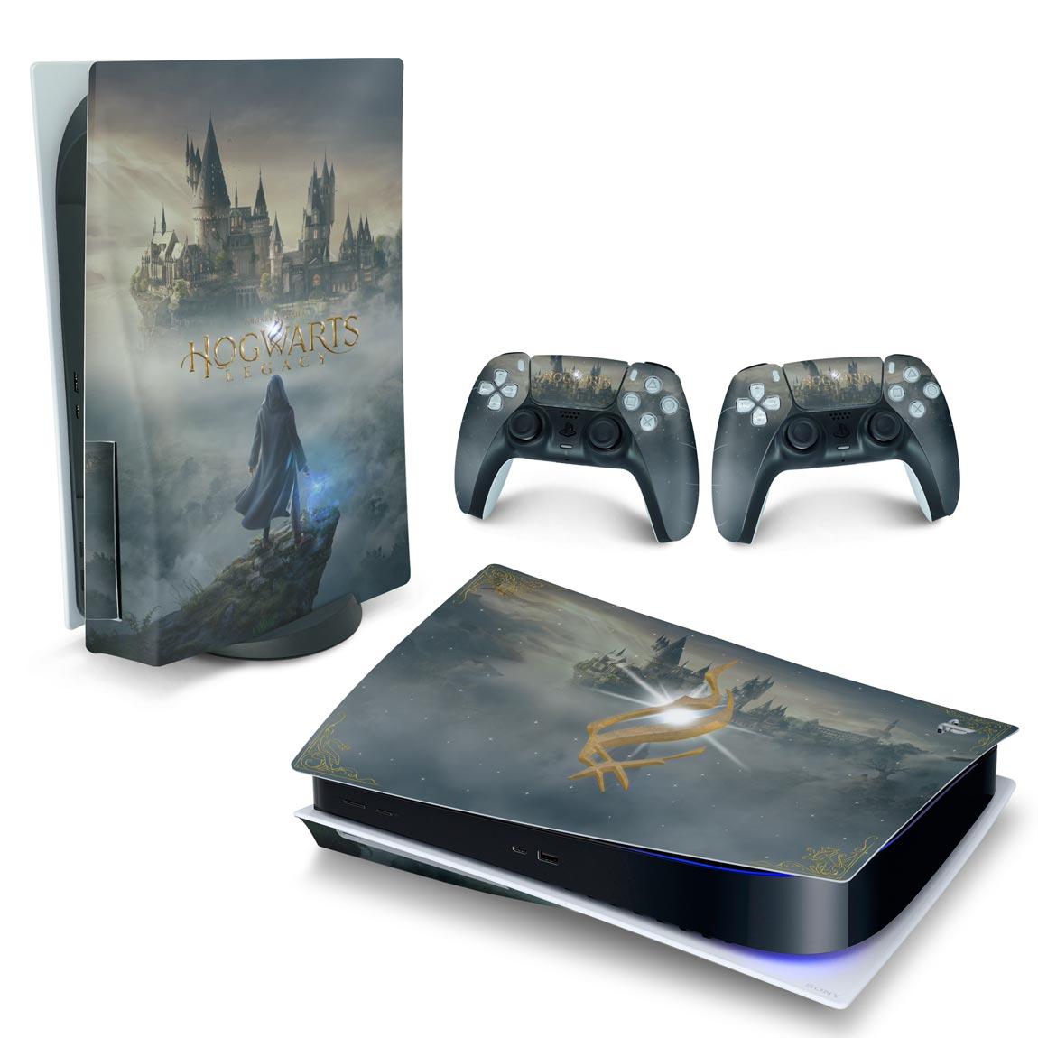Skin Anti-Rage PS5 Fat Horizontal - Hogwarts Legacy