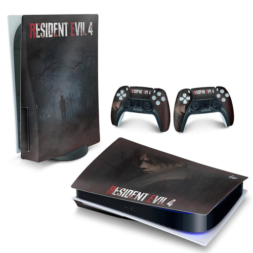 Skin Anti-Rage PS5 Fat Horizontal - Resident Evil 4 Remake