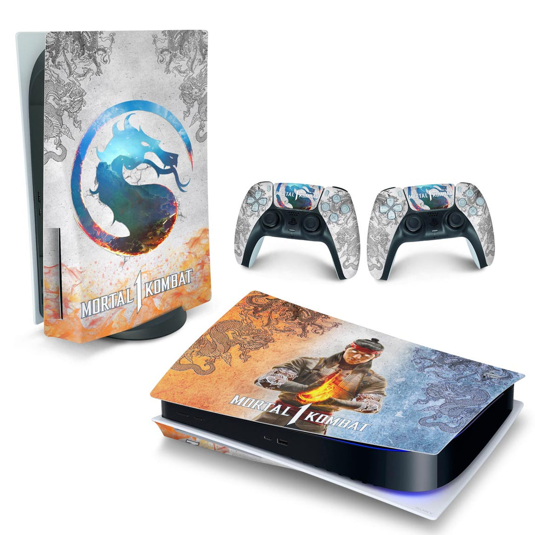 Skin Anti-Rage PS5 Fat Horizontal - Mortal Kombat 1 - Pop Arte Skins