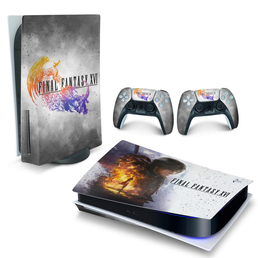 Skin Anti-Rage PS5 Fat Horizontal - Final Fantasy XVI - Pop Arte Skins
