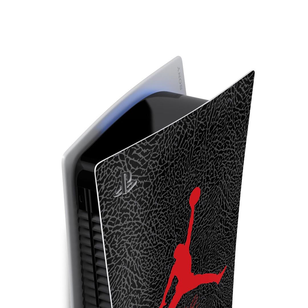 Skin Anti-Rage PS5 Fat Vertical - Jordan Flight - Pop Arte Skins - foto 3