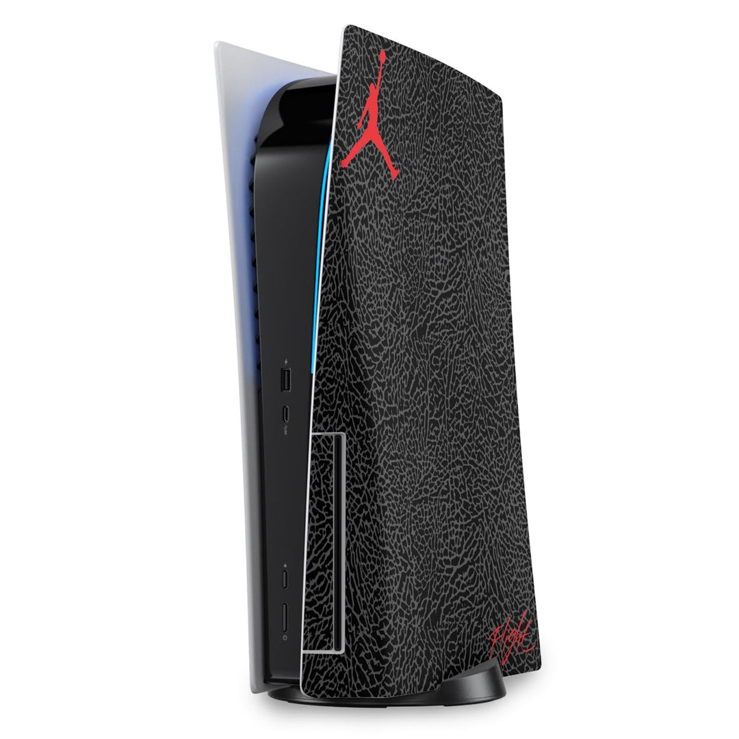 Skin Anti-Rage PS5 Fat Vertical - Jordan Flight - Pop Arte Skins - foto 5