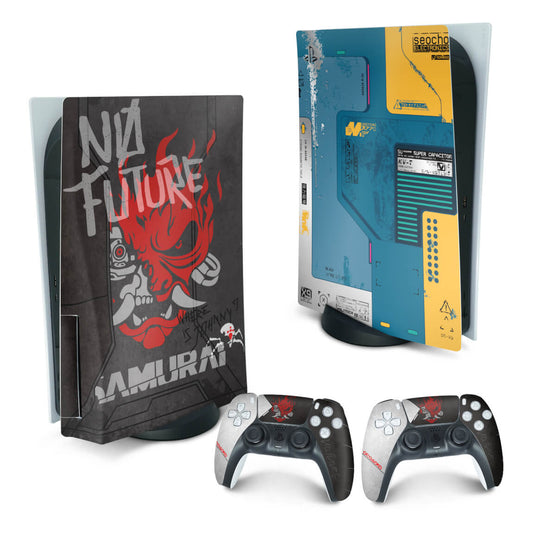 Skin Anti-Rage PS5 Fat Vertical - Cyberpunk 2077 Bundle