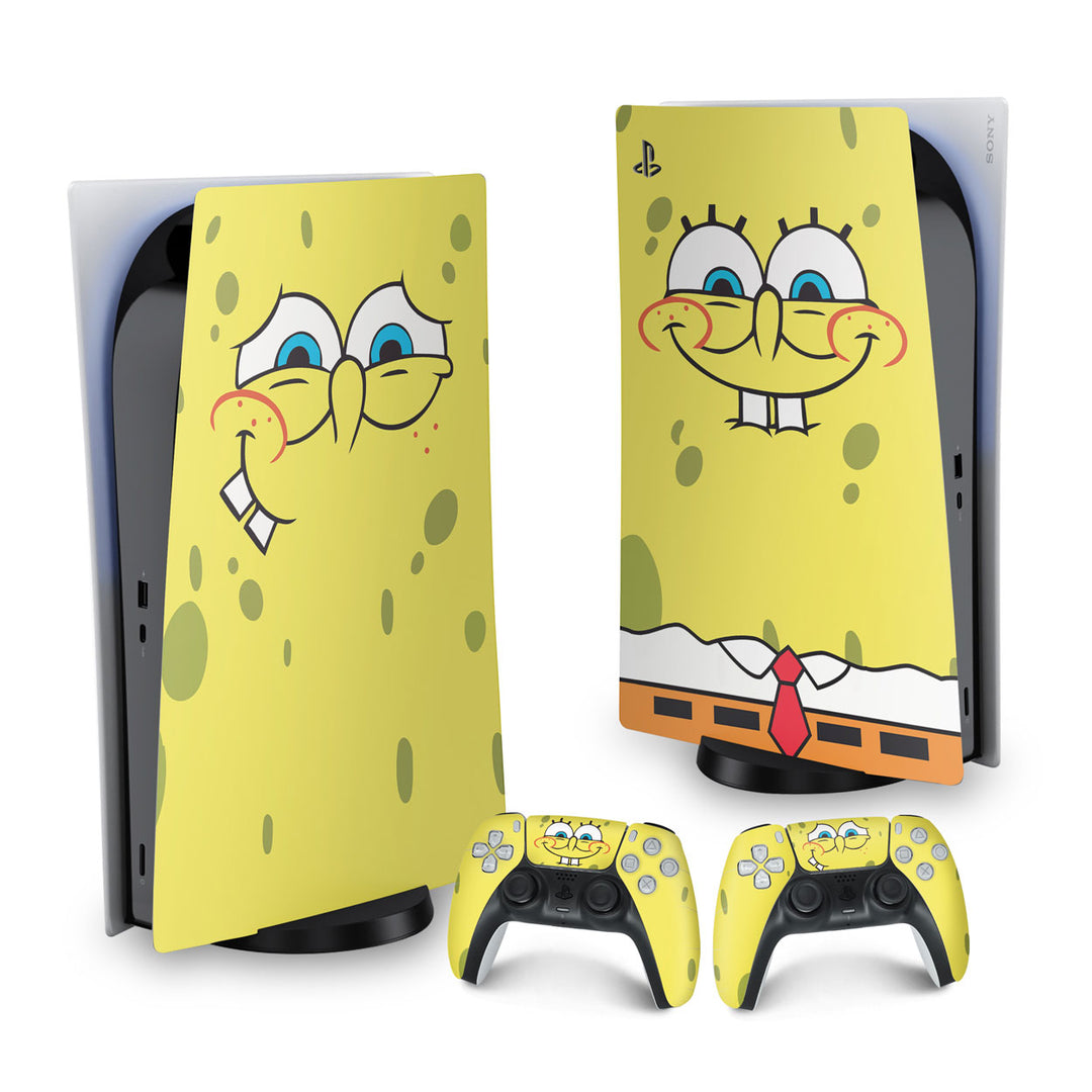Skin Anti-Rage PS5 Fat Vertical - Bob Esponja - Pop Arte Skins - foto 9