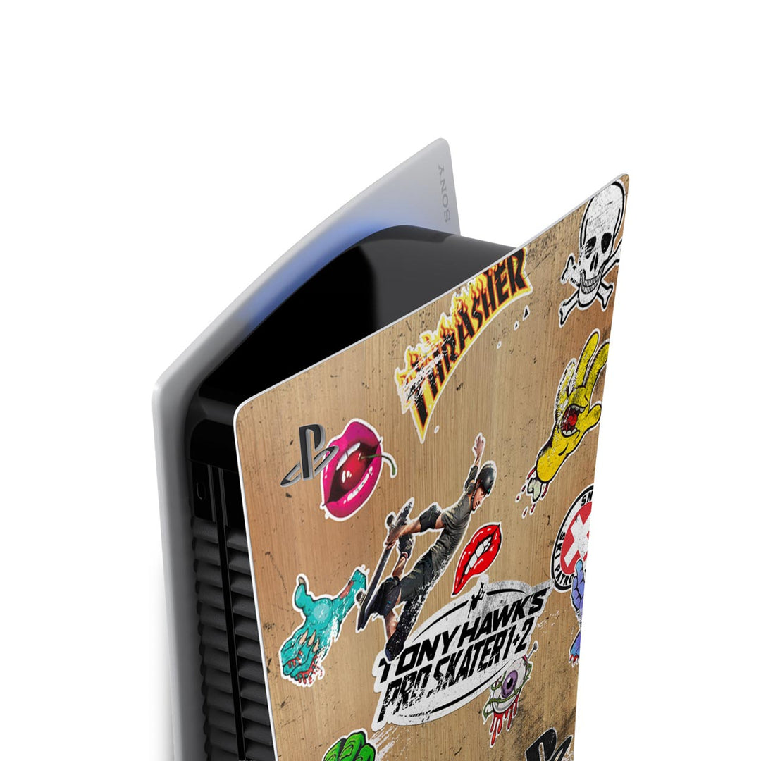 Skin Anti-Rage PS5 Fat Vertical - Tony Hawk's Pro Skater - Pop Arte Skins - foto 3