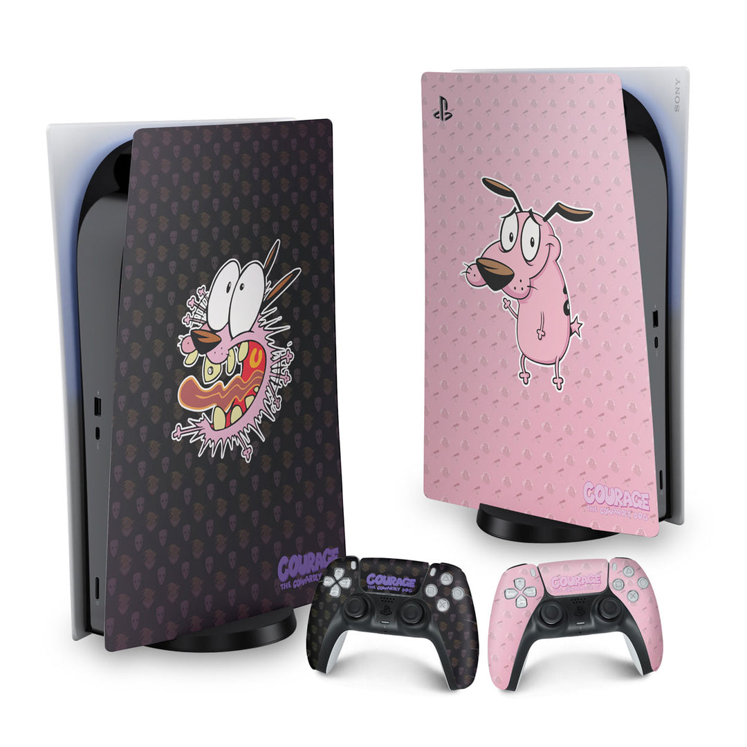 Skin Anti-Rage PS5 Fat Vertical - Coragem: O Cão Covarde - Pop Arte Skins - foto 9