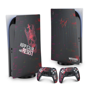Skin Anti-Rage PS5 Fat Vertical - Watch Dogs Legion - Pop Arte Skins - foto 9