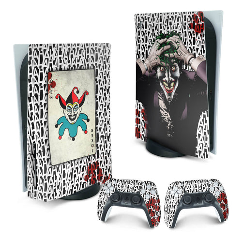 Skin Anti-Rage PS5 Fat Vertical - Joker Coringa