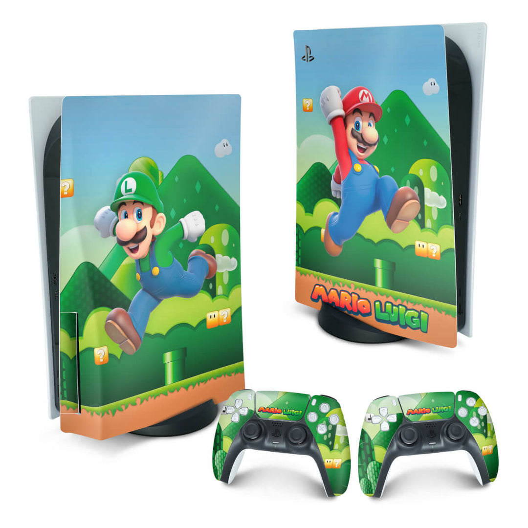 Skin Anti-Rage PS5 Fat Vertical - Super Mario - Pop Arte Skins
