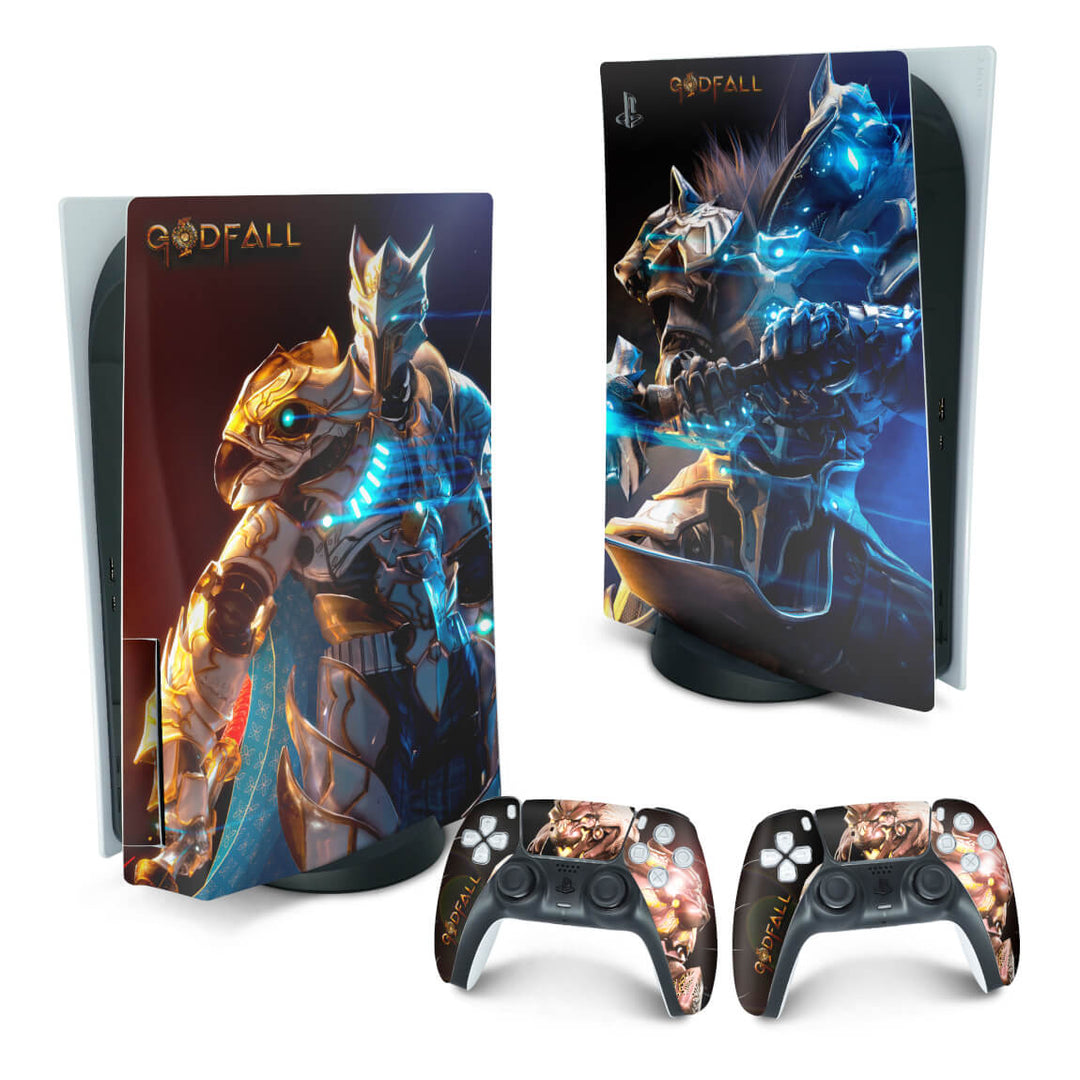 Skin Anti-Rage PS5 Fat Vertical - Godfall - Pop Arte Skins