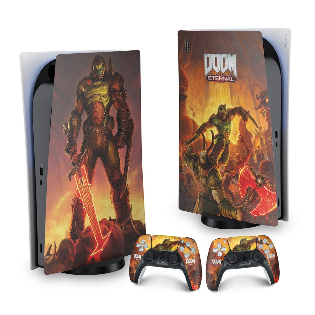 Skin Anti-Rage PS5 Fat Vertical - Doom Eternal - Pop Arte Skins - foto 9