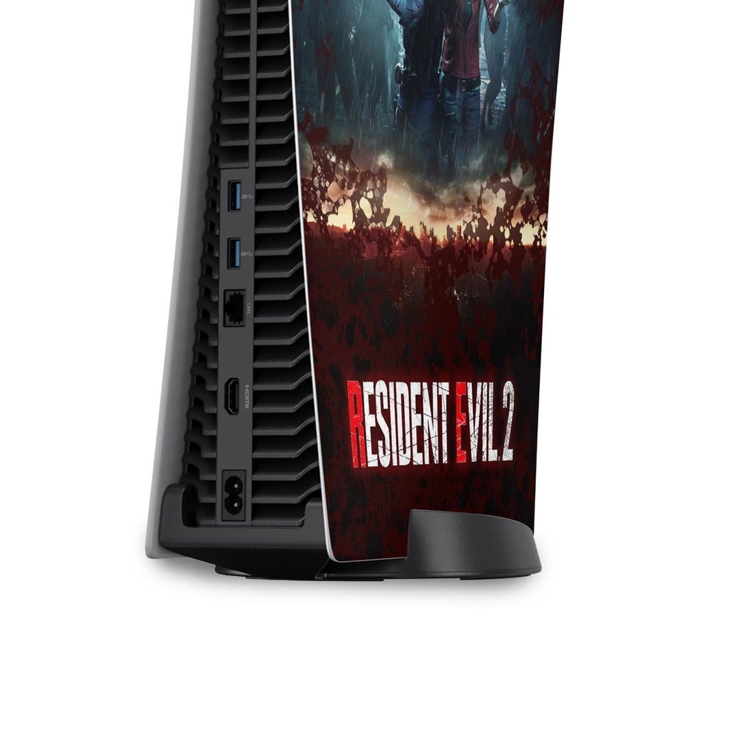 Skin Anti-Rage PS5 Fat Vertical - Resident Evil 2 Remake - Pop Arte Skins - foto 4