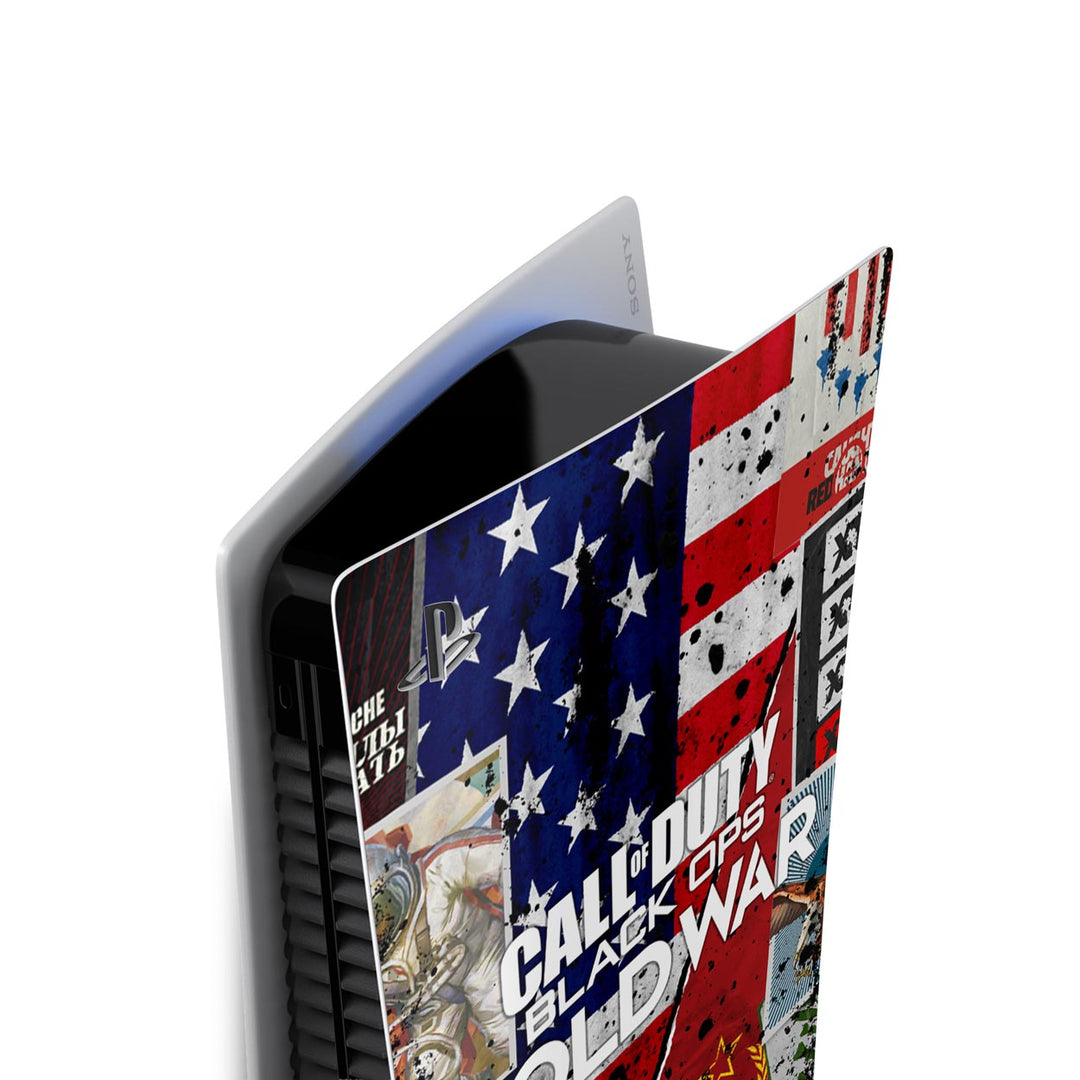Skin Anti-Rage PS5 Fat Vertical - Call Of Duty Cold War - Pop Arte Skins - foto 3