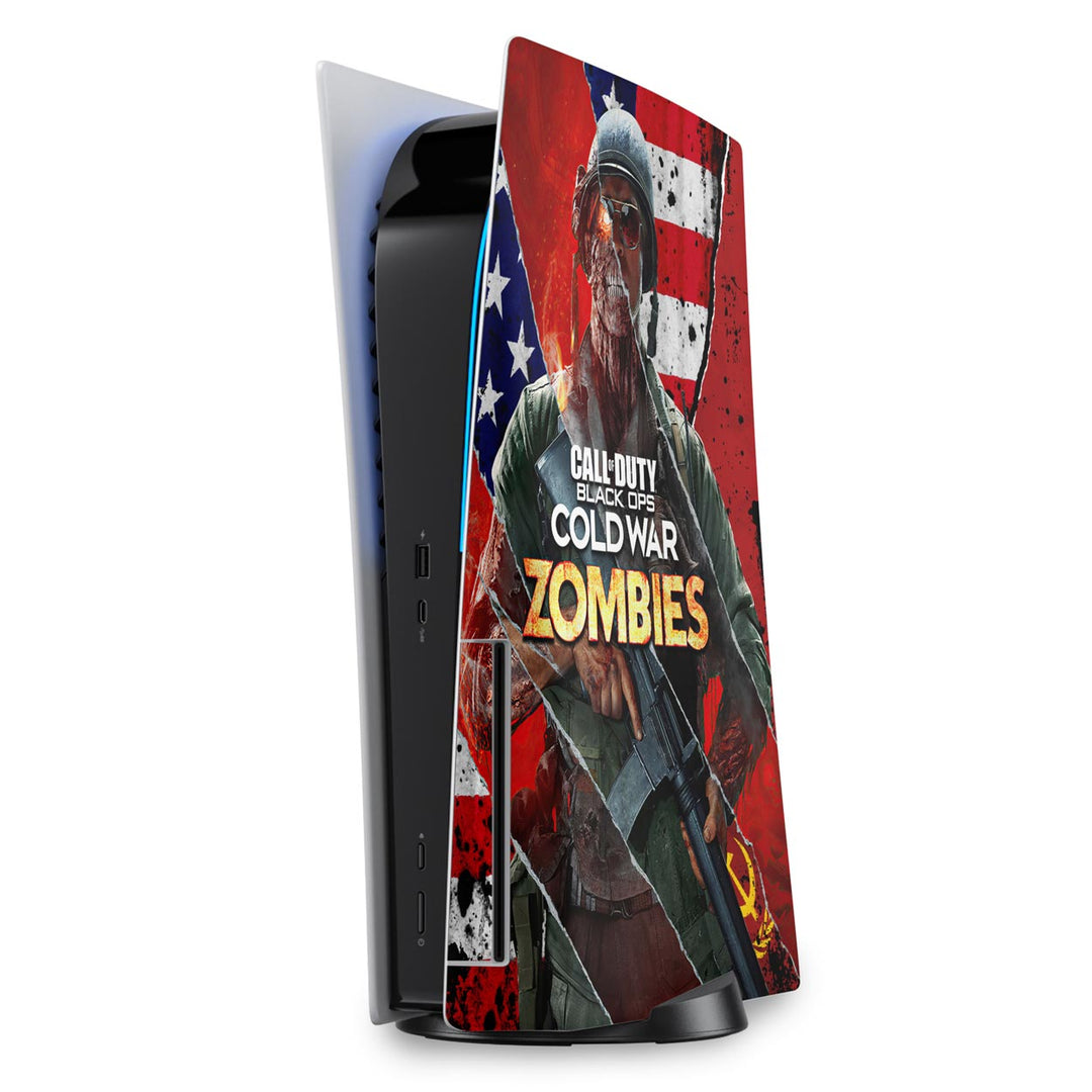 Skin Anti-Rage PS5 Fat Vertical - Call Of Duty Cold War - Pop Arte Skins - foto 5