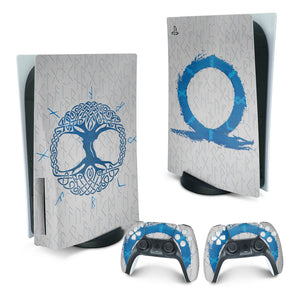 Skin Anti-Rage PS5 Fat Vertical - God Of War Ragnarok - Pop Arte Skins