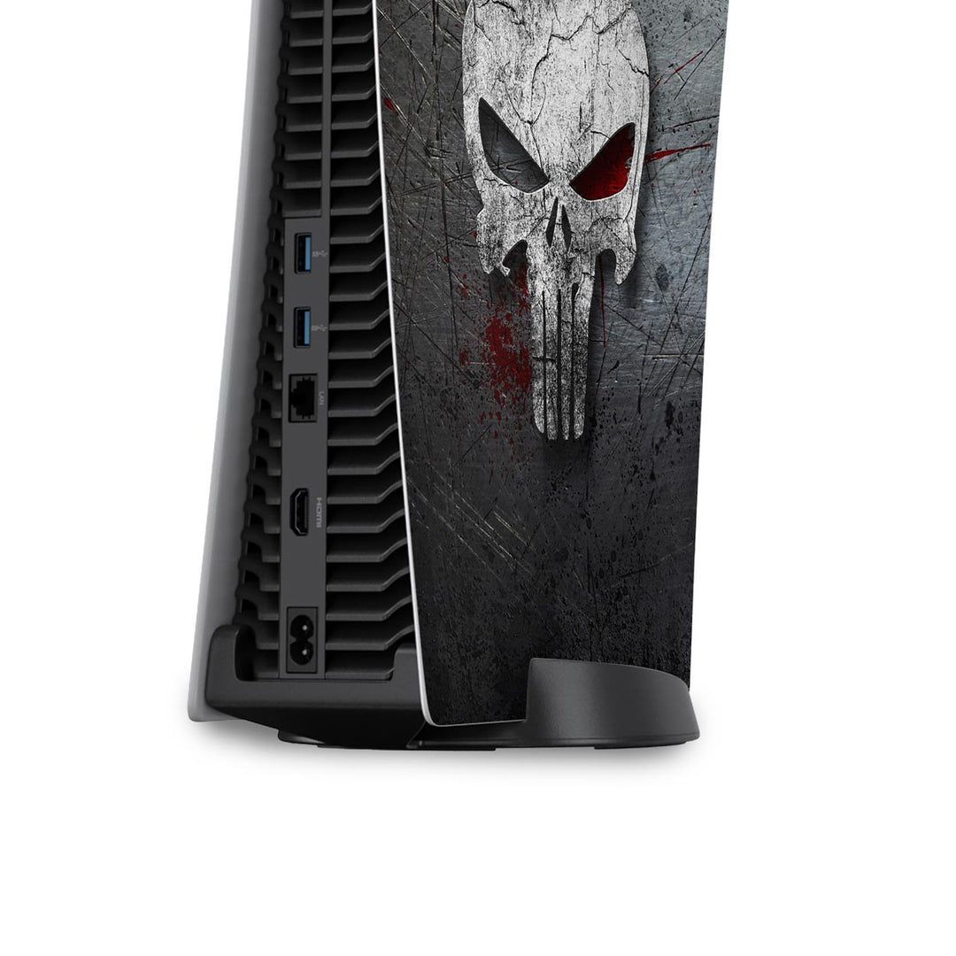 Skin Anti-Rage PS5 Fat Vertical - The Punisher Justiceiro - Pop Arte Skins - foto 4