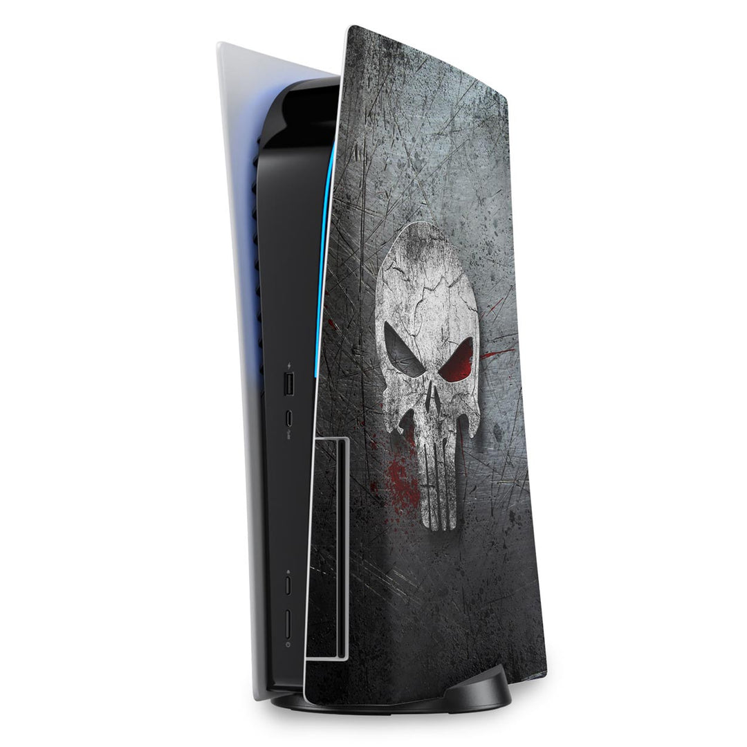 Skin Anti-Rage PS5 Fat Vertical - The Punisher Justiceiro - Pop Arte Skins - foto 5