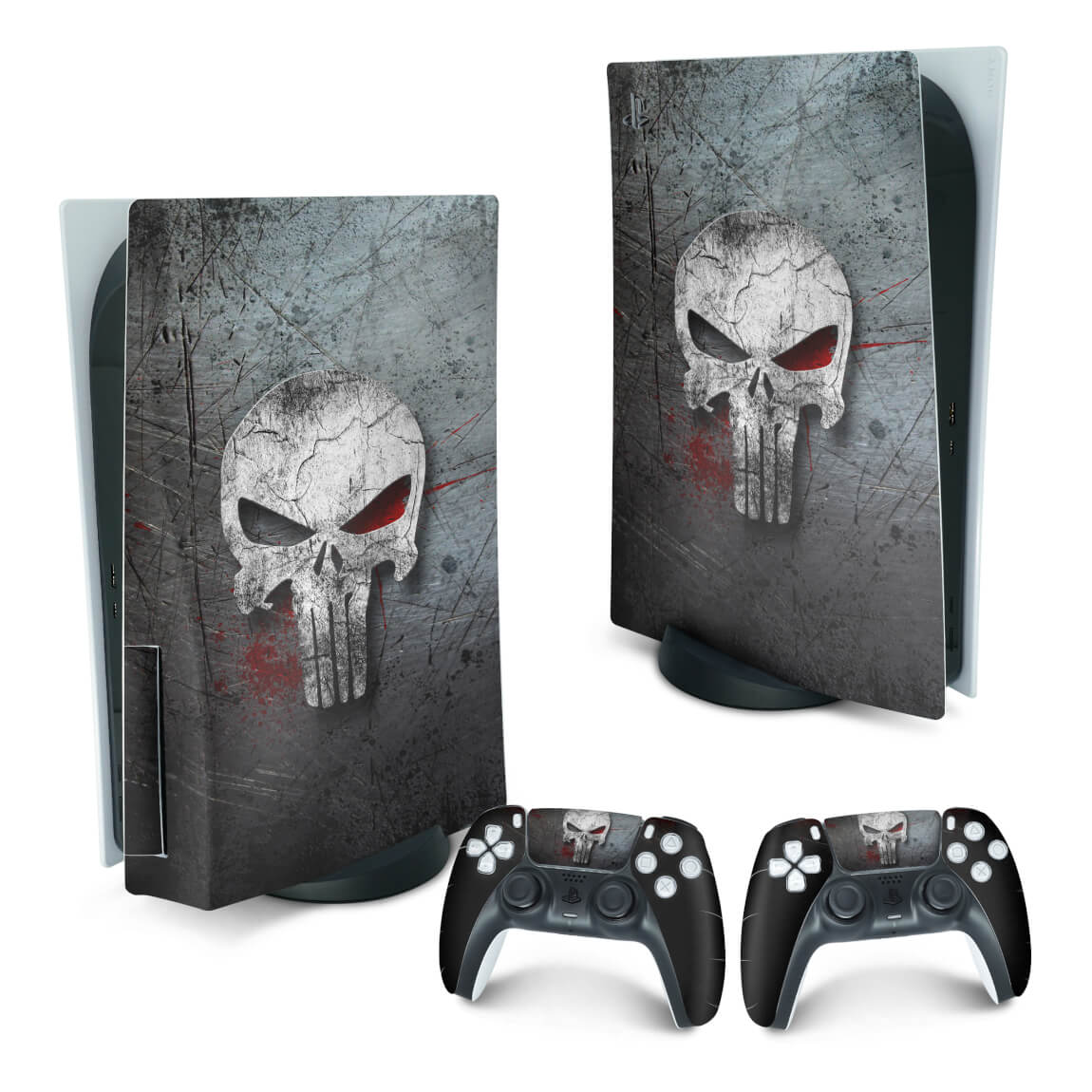 PS5 Fat Skin Anti-Rage Vertical - The Punisher Justiceiro