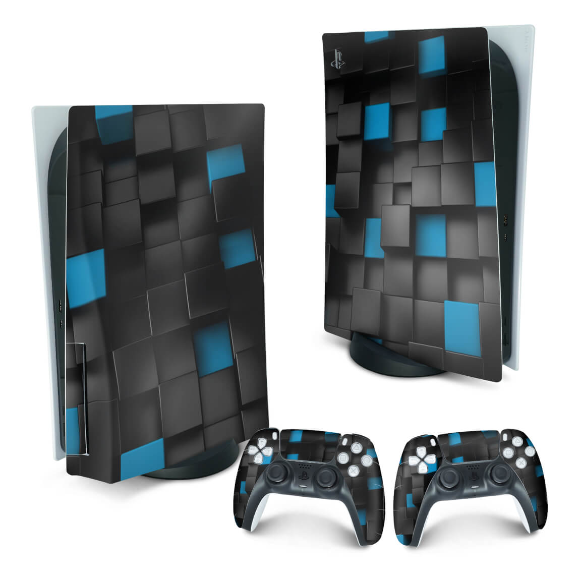 Skin Anti-Rage PS5 Fat Vertical - Cubos