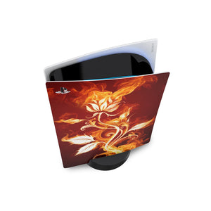 Skin Anti-Rage PS5 Fat Vertical - Fire Flower - Pop Arte Skins - foto 2