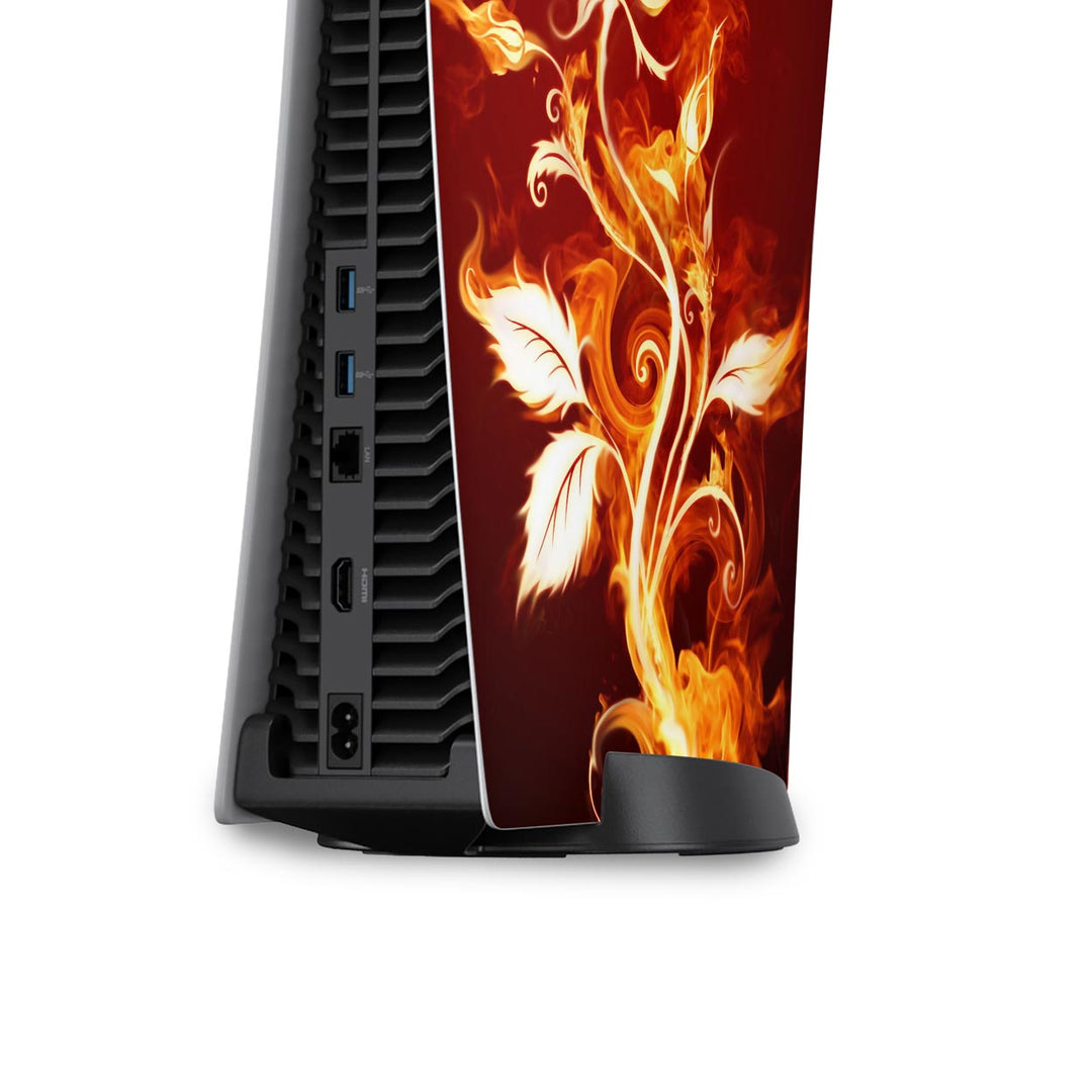 Skin Anti-Rage PS5 Fat Vertical - Fire Flower - Pop Arte Skins - foto 4