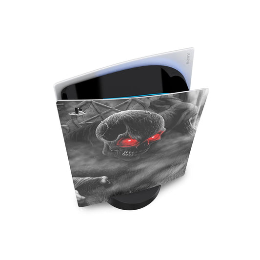 Skin Anti-Rage PS5 Fat Vertical - Caveira Skull