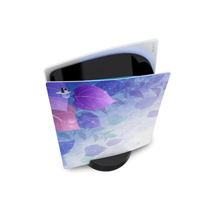 Skin Anti-Rage PS5 Fat Vertical - Folhas Lilás - Pop Arte Skins - foto 2