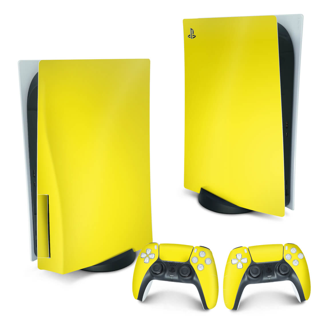 Skin Anti-Rage PS5 Fat Vertical - Amarelo