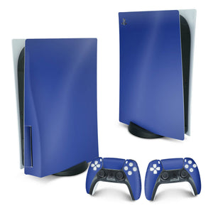 Skin Anti-Rage PS5 Fat Vertical - Azul Escuro - Pop Arte Skins