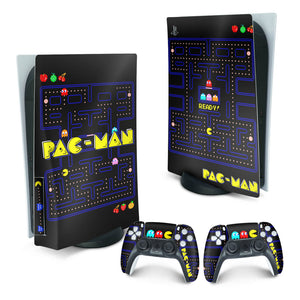 Skin Anti-Rage PS5 Fat Vertical - Pac Man - Pop Arte Skins