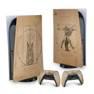 Skin Anti-Rage PS5 Fat Vertical - Assassin’S Creed Vitruviano - Pop Arte Skins - foto 9