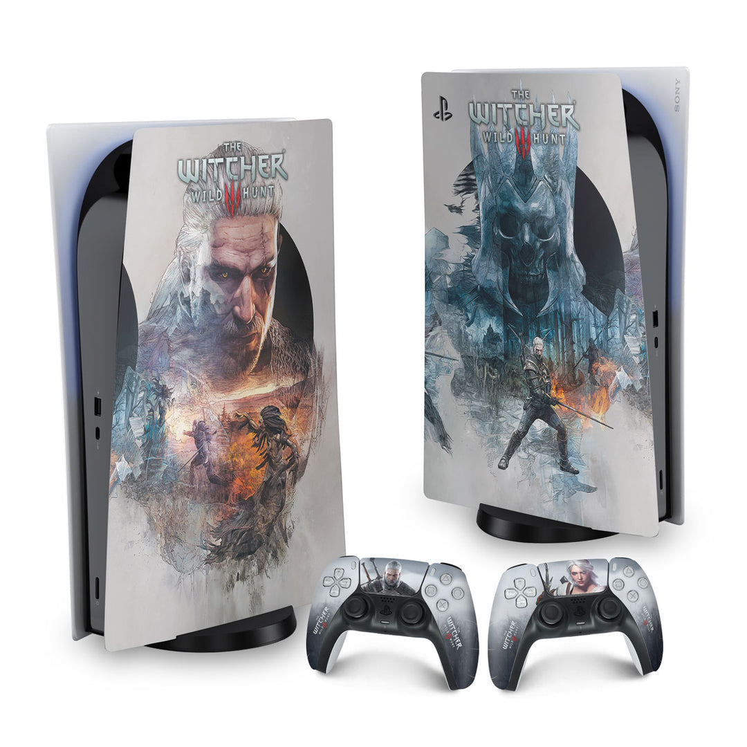 Skin Anti-Rage PS5 Fat Vertical - The Witcher 3 - Pop Arte Skins - foto 9