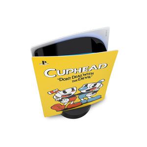 Skin Anti-Rage PS5 Fat Vertical - Cuphead - Pop Arte Skins - foto 2