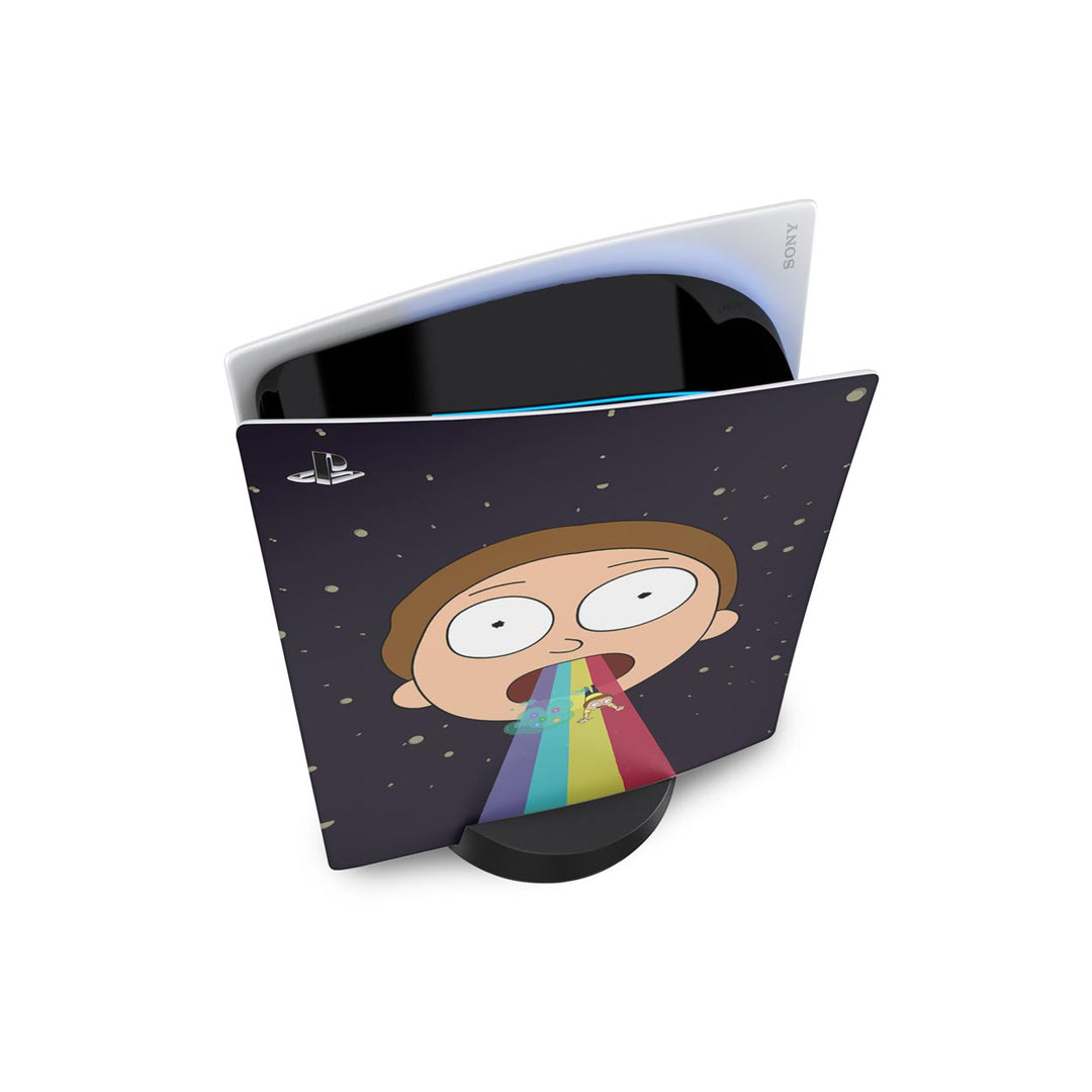 Skin Anti-Rage PS5 Fat Vertical - Morty Rick And Morty - Pop Arte Skins - foto 2